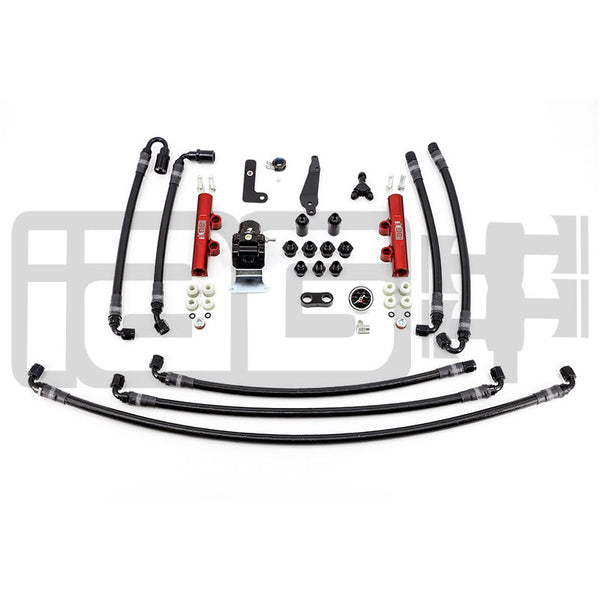 IAG Braided Fuel Line & Fitting Kit for IAG Top Feed Fuel Rails & -6 Aeromotive FPR