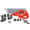 Perrin Front Mount Intercooler Kit Silver Core Red Piping - 2022+ WRX | PSP-ITR-441SL/RD