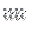 Diode Dynamics Stage Series Single-Color LED Rock Light Kit Magnet Mounts 8-Pack - Universal