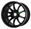 WORK Emotion ZR10 18x9.5 +38mm 5x114.3 Black Diamond Lip Cut (BLKLC) - Universal