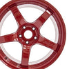 Gram Lights 57CR 18x9.5 5x114.3 +38 Milano Red Wheel - Universal