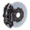 Brembo GT System Monobloc 6 Piston Front Big Brake Kit Black Calipers Slotted Rotors - 22+ WRX